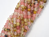 Fire Cherry Quartz Beads, Round, 4mm-Gems: Round & Faceted-BeadBeyond