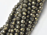 Pyrite Beads, 3mm Micro Faceted Round-Gems: Round & Faceted-BeadBeyond