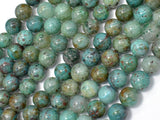 Chrysocolla-Natural , 8mm Round Beads-Gems: Round & Faceted-BeadBeyond