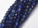 Lapis Lazuli, 4mm Faceted Coin-Gems:Oval,Rectangle,Coin-BeadBeyond