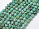 African Turquoise Beads, 8mm Round-Gems: Round & Faceted-BeadBeyond