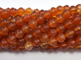 Carnelian-Orange 8mm Bell Beads, 14 Inch-BeadBeyond