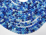 Banded Agate Beads, Striped Agate, 6mm (6.3mm)-Gems: Round & Faceted-BeadBeyond