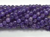 Amethyst, 6mm, Faceted Round-BeadBeyond