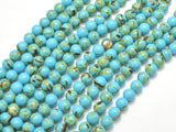 Shell Turquoise Howlite-Blue, 6mm (6.5mm)-BeadBeyond