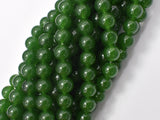 Jade Beads-Green, 8mm (8.3mm) Round Beads-Gems: Round & Faceted-BeadBeyond