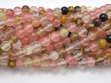 Fire Cherry Quartz Beads, Round, 6mm-Gems: Round & Faceted-BeadBeyond