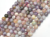 Pink Tourmaline Beads, 8mm (8.3mm) Round-BeadBeyond