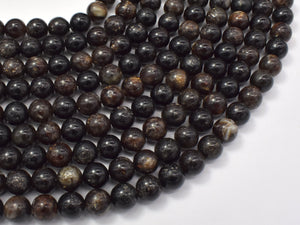 Golden Mica Beads, Biotite Mica, 8mm-Gems: Round & Faceted-BeadBeyond