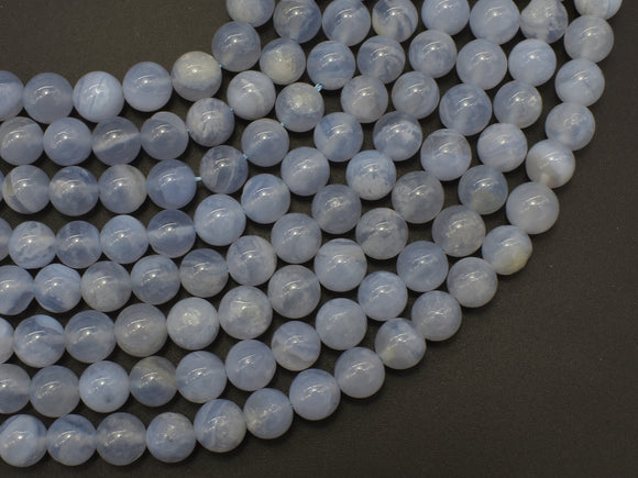 Blue Chalcedony , Blue Lace Agate8mm Round-BeadBeyond