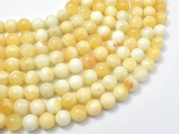 Honey Jade Beads, 8mm (8.5mm) Round Beads-Gems: Round & Faceted-BeadBeyond