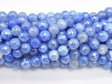 Mystic Coated Fire Agate- Blue, 8mm Faceted-BeadBeyond