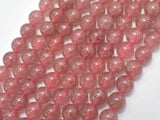 Strawberry Quartz Beads, Lepidocrocite, 8mm Round-Gems: Round & Faceted-BeadBeyond