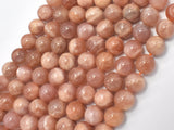 Sunstone Beads, 8mm (8.5mm) Round-Gems: Round & Faceted-BeadBeyond
