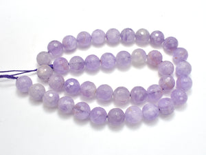 LAVENDER AMETHYST, LAVENDER JADE, 10MM FACETED ROUND-Gems: Round & Faceted-BeadBeyond