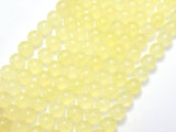 Jade - Lemon, 8mm (8.3mm) Round-Gems: Round & Faceted-BeadBeyond