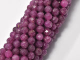 Ruby Beads, 3.8mm Micro Faceted Round-Gems: Round & Faceted-BeadBeyond
