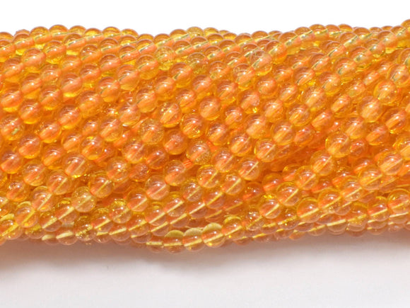 Citrine Beads, 4mm (4.4mm) Round Beads-Gems: Round & Faceted-BeadBeyond