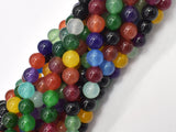 Jade - Multi Color, 8mm Round-BeadBeyond