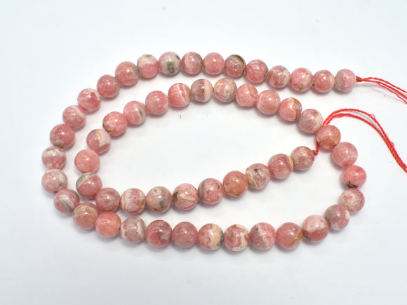 Rhodochrosite Beads, 7.5mm Round Beads-Gems: Round & Faceted-BeadBeyond