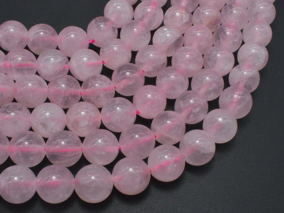 Rose Quartz Beads, Round, 12 mm-Gems: Round & Faceted-BeadBeyond