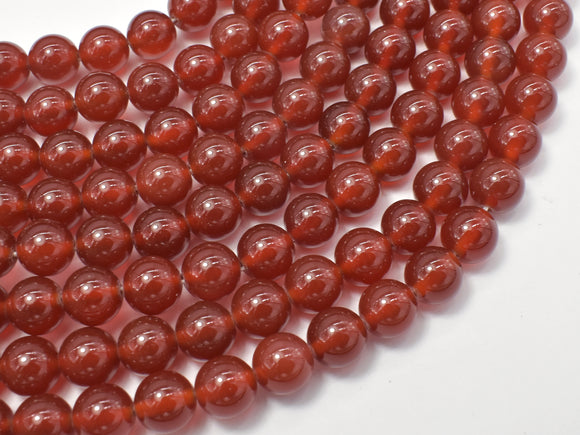 Carnelian Beads, Round, 8mm-Gems: Round & Faceted-BeadBeyond