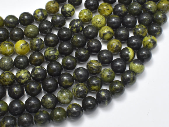 Tibetan Jade, Medicine King Stone, 8mm (8.6mm)-Gems: Round & Faceted-BeadBeyond