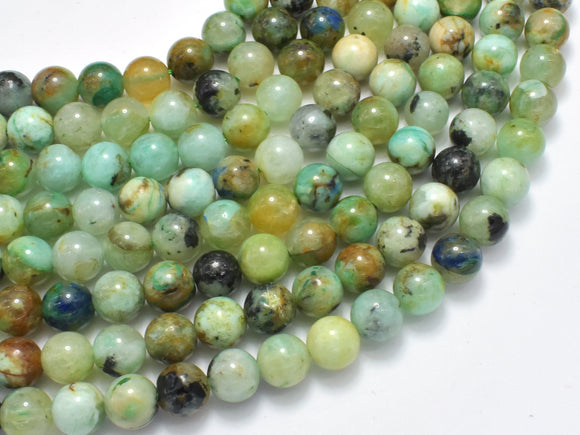 Natural Chrysocolla , 8mm Round Beads, 15 Inch-BeadBeyond