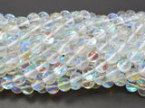 Mystic Aura Quartz-White, 8mm (8.5mm) Round Beads-Gems: Round & Faceted-BeadBeyond