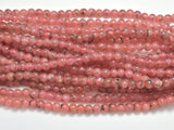 Rhodochrosite Beads, 3.6-3.8mm Round Beads-BeadBeyond