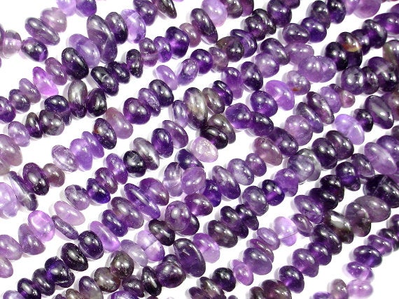 Amethyst Beads, Pebble Chips, 6mm-10mm-Gems: Nugget,Chips,Drop-BeadBeyond