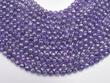 Mystic Coated Amethyst 8mm Faceted Round-BeadBeyond
