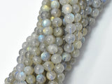 Labradorite Beads, 6mm (6.7mm) Round-Gems: Round & Faceted-BeadBeyond