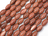 Goldstone Beads, 8x12mm Rice Beads-Gems:Assorted Shape-BeadBeyond