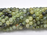 Prehnite Beads, 6mm (6.3mm) Round Beads-Gems: Round & Faceted-BeadBeyond