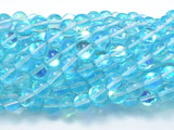 Mystic Aura Quartz-Aqua Blue, 8mm (8.5mm)-Gems: Round & Faceted-BeadBeyond