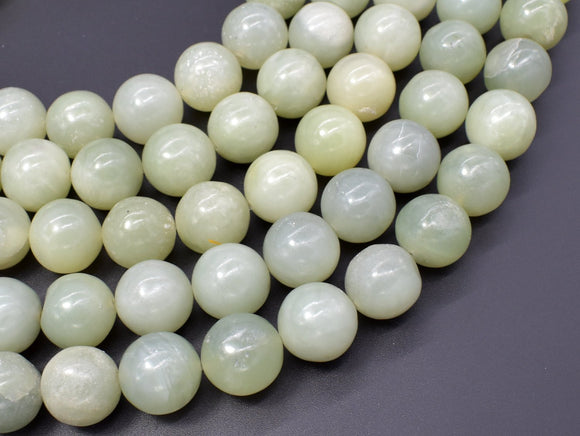 New Jade Beads, 16mm (15.5mm) Round Beads-Gems: Round & Faceted-BeadBeyond