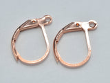 20pcs Leverback Earwires, Earing Hooks, Rose Gold Plated, 10x16mm, Hole 1.5mm-Metal Findings & Charms-BeadBeyond