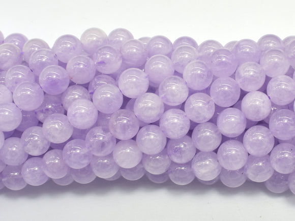 Lavender Amethyst, Lavender Jade, 8mm (8.3mm) Round-BeadBeyond