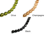 CZ beads, 6 mm Faceted Round-Cubic Zirconia-BeadBeyond