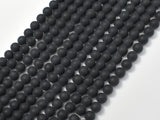 Matte Black Onyx, 6mm Round beads-Gems: Round & Faceted-BeadBeyond