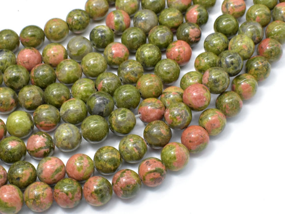Unakite Beads, 8mm( 8.4mm) Round Beads-Gems: Round & Faceted-BeadBeyond