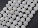 Moonstone-Rainbow Beads, 10mm(10.5mm) Round-Gems: Round & Faceted-BeadBeyond