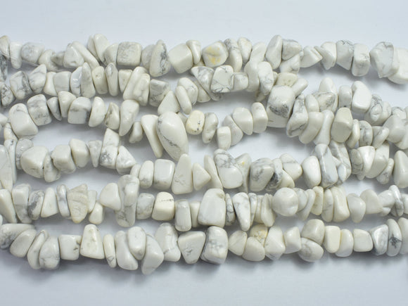 Howlite 7-15mm Chips Beads, 34 Inch-BeadBeyond