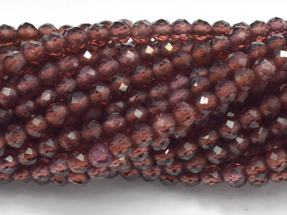 Garnet Beads, 3.4mm Micro Faceted Round-Gems: Round & Faceted-BeadBeyond