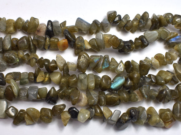 Labradorite 7-15mm Chips Beads, 33 Inch-BeadBeyond