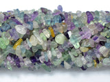 Fluorite Beads, Rainbow Fluorite, 4-10mm Chips Beads-BeadBeyond