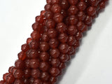 Carnelian-Red 8mm Bell Beads, 13 Inch-BeadBeyond