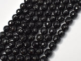 Agate Beads- Black, 10mm Faceted Round-Agate: Round & Faceted-BeadBeyond