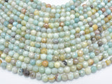 Mystic Coated Amazonite, 6mm (6.3mm) Faceted, AB Coated-Gems: Round & Faceted-BeadBeyond